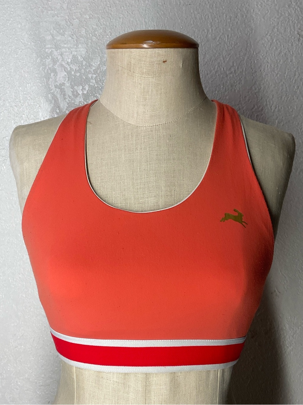 Tracksmith Run Bra Coral Size S